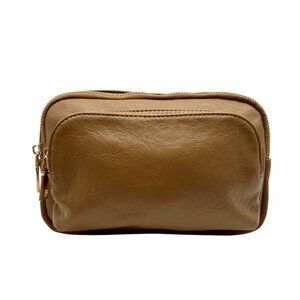 MMs Brands Carmel Brown Faux Leather Belt Bag